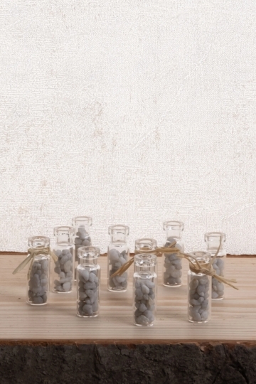 Dekoglas Rollrandflasche Mini Qualitätsglas